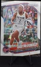 2025 Panini Prizm WNBA #10 Aari McDonald White Seismic & BASE CARD - Fever