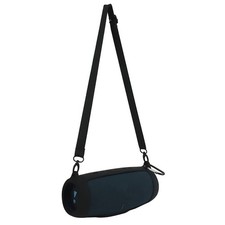 Black Silicone Cover Pad With Strap For JBL Charge 5 Bluetooth Speaker