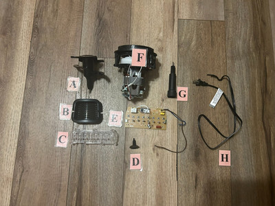Replacement Parts for Ninja Food Processor BN601 (R)