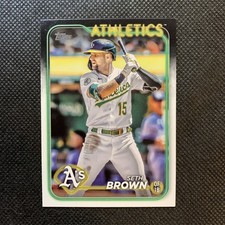 2024 Topps Seth Brown # 79 Oakland Athletics Baseball Card