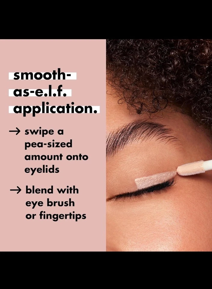 ELF Lock It Down Eyeshadow Primer, Smooth, Creamy Primer 0.23 fl oz NIB - Image 2 of 4