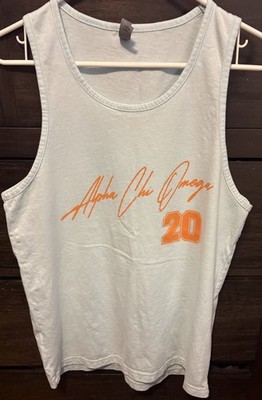 next level apparel tank light blue alpha chi omega 20 size medium 