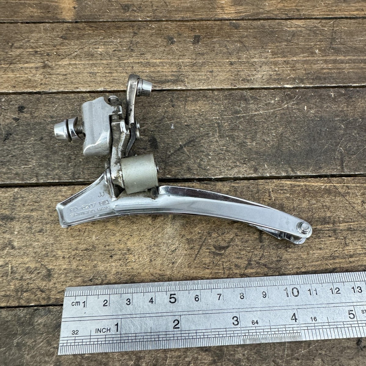Vintage Shimano 600 FD-6207 Front Derailleur Braze-On Double Japan