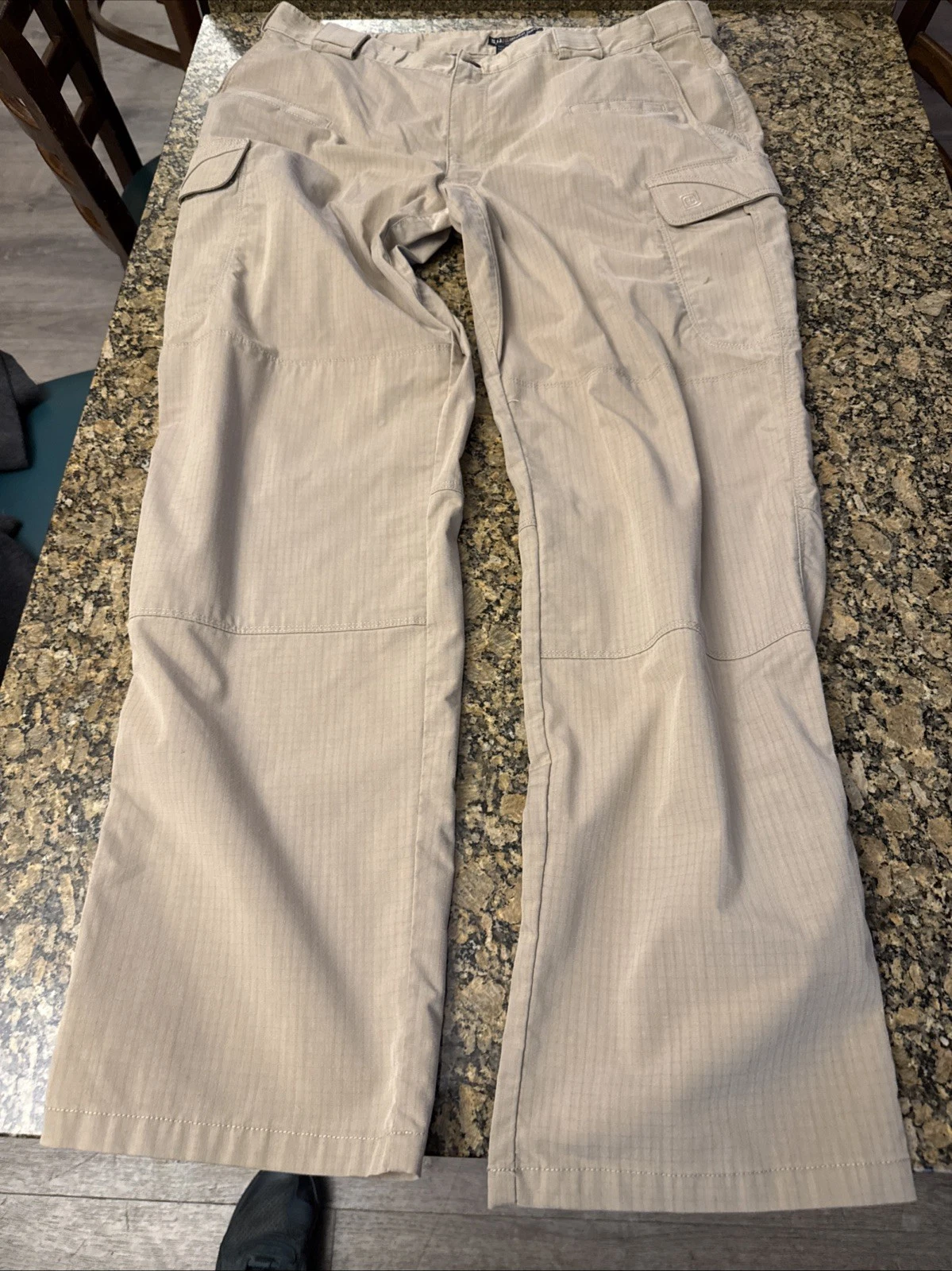 5.11 Tactical Pants Mens 36x29.5 Khaki Cargo Ripstop Outdoor Hiking 74369-120