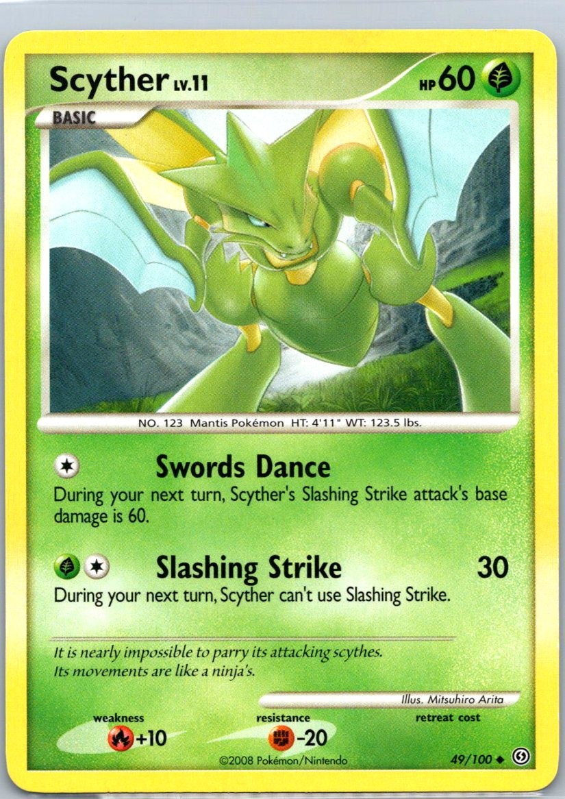 Scyther 49/100 Uncommon Stormfront 2008 LP