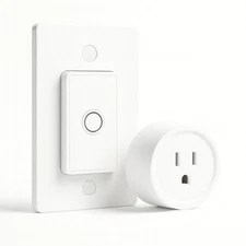 Remote Control Outlet Wireless Wall Switch — 656ft Range — on Off Outlet Swit...