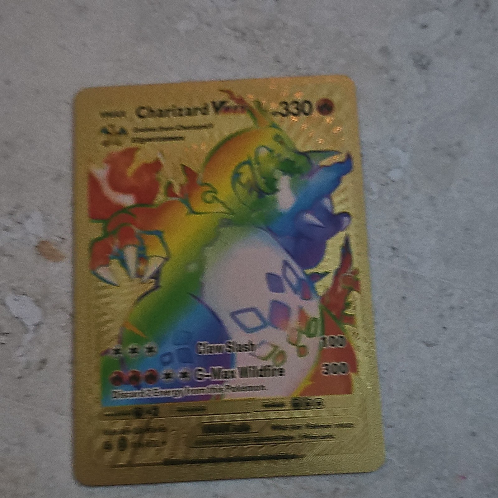 Pokémon Charizard VMAX Secret Rare Full Art Holo Metal Card 74/73 Champions Path