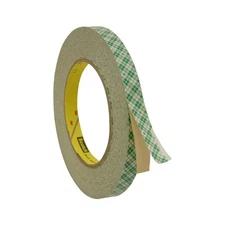 3M Double-Sided Paper Tape [Rubber Adhesive] (410M): 1/2 in. x 36 yds. (Off-Whit