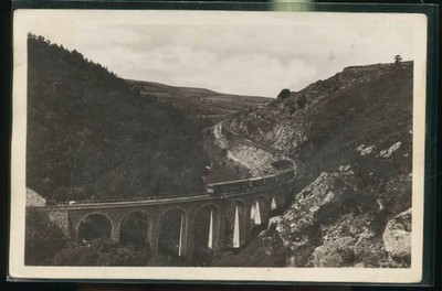 MONT LOUIS LE TRAM FOTO KARTE