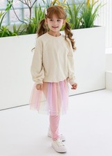 Girl's Mesh Rainbow Skirt