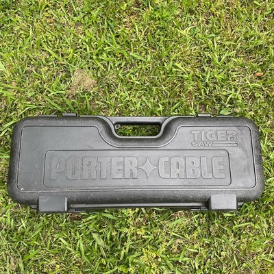 Porter-Cable Tiger Saw Case Only 738 / 9747 9740 Vintage Hard Case Black