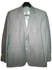 New Stafford Essentials Sport Coat Suit Jacket Blazer Men's 44R Classic Cotton