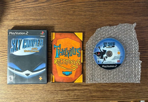 Sly Cooper And The Thievus Raccoonus (Sony PlayStation 2) Black Label CIB Tested