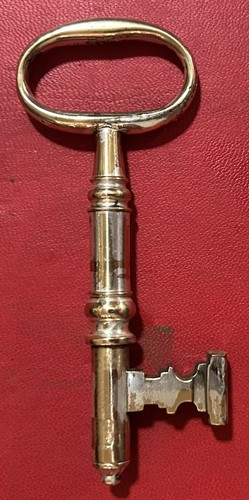 18th Century Heavy Duty Door Hardware With Original Key. 7 Lbs.