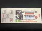 MAURY BUFORD Chicago Bears signed 1985 SB XX Champs B&W photo in action COA — photo 3