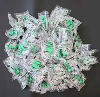 MAX LITE   Earplugs 100 PCS, Individually Packed, Super Comfortable For Sleep.