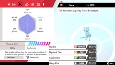 Pokemon Sword and Shield 6iv Shiny Mew - FAST DELIVERY 