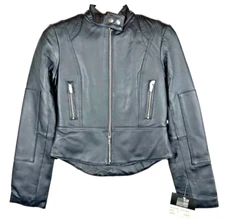 NEW - Bikers Dream Apparel Women's Leather Motorcycle Jacket (Size S)