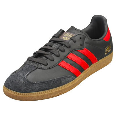 adidas Samba スニーカー ブラック/レッド　26cm adidas Samba Og Mens Casual Sneakers in Black Red - 4 US | eBay