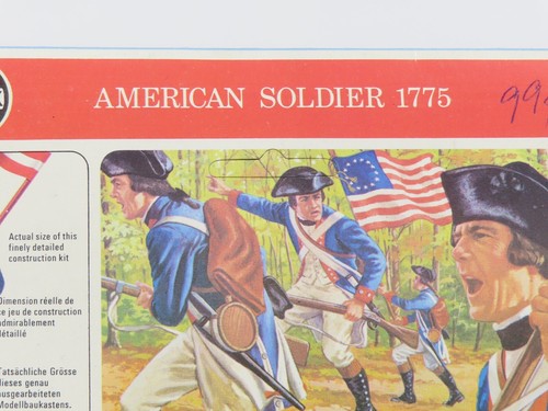 Airfix 01555-8 American Soldier 1775 54MM Kit SEALED NIB - Bild 4 von 5