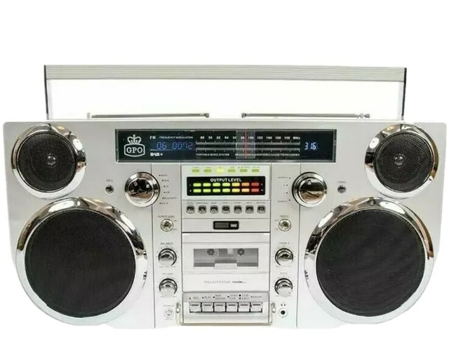 ghetto blaster boombox bluetooth