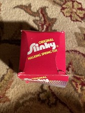 Vintage 1980's Metal Original SLINKY Walking Spring Toy New Not Sealed