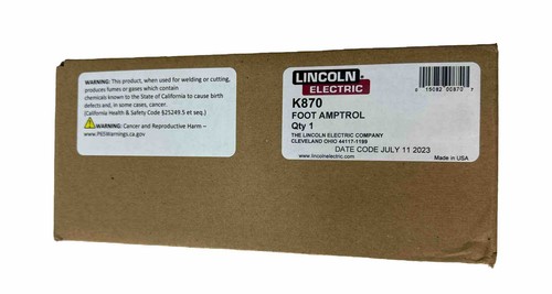 Lincoln Electric Welding K870 Amptrol S106 Foot Control Pedal for sale ...