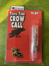 Vintage Haydel'S Game Calls Inc. TC-87 Triple Tone Crow Call for Hunting NOS