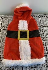 Vibrant Life Dog Santa Claus Hoodie Costume Small Festive Holiday Attire Cute