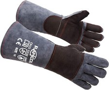 Animal Handling Gloves Bite Proof Kevlar Reinforced Leather Padding Dog