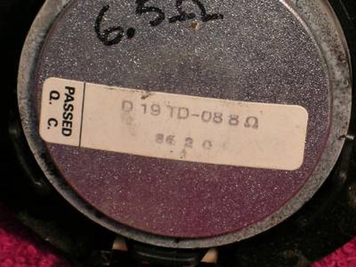 2x Vintage Mission Speakers Vifa Tweeters D 19 TD-08 - Picture 4 of 6