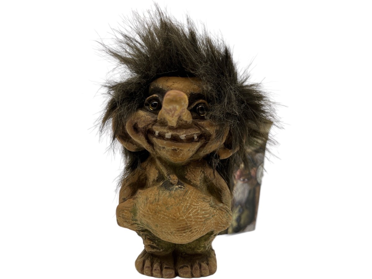 Pack of 2 NyForm Vtg Norwegian Troll Doll Original Gnome