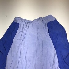 Nine West Maxi Dress Womens Sz 2X Plus Halter Neck Blue Colorblock Casual Summer