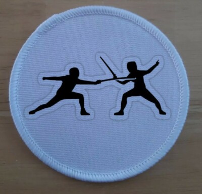 Fecht Olympiade Olympiade Olympiade 3'' Zoll Aufbügeln oder Aufnähen Patch Abzeichen