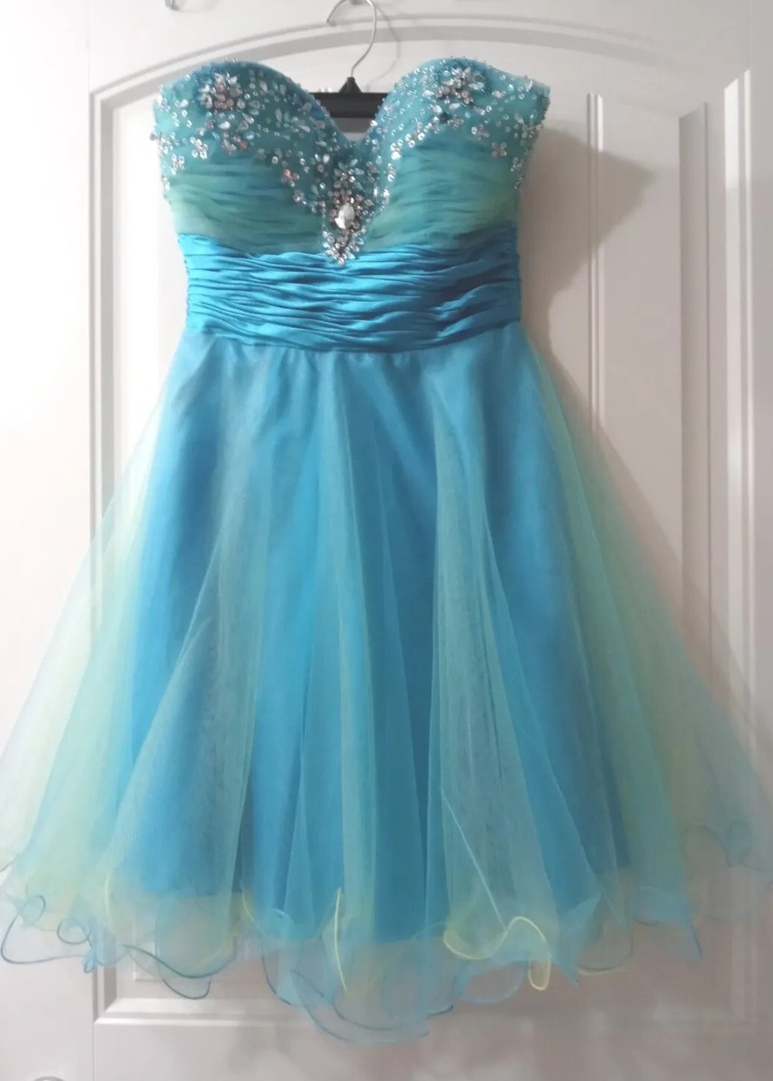 beaded tulle mini dress Juliet JT984S