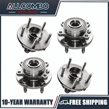 4x Front & Rear Wheel Bearing Hubs for Ford Flex Taurus Lincoln MKS MKT
