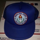 VINTAGE SNAPBACK HAT French Creek Council Boy Scout DAY CAMP 1992 Patch — photo 1