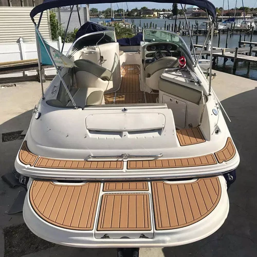 EVA Foam Boat Flooring Sheet Brown Marine Teak Decking Carpet for Yacht 90x240cm - Picture 11 of 17