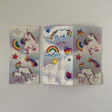 Lisa Frank Stickers Markie Unicorn Rainbow Star