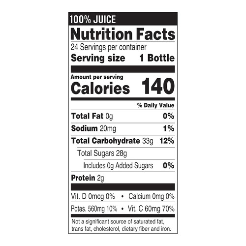 Tropicana 100% Orange Juice, 10 Fl Oz (Pack of 24) - Real Fruit Juices, Vitamin - Picture 3 of 5