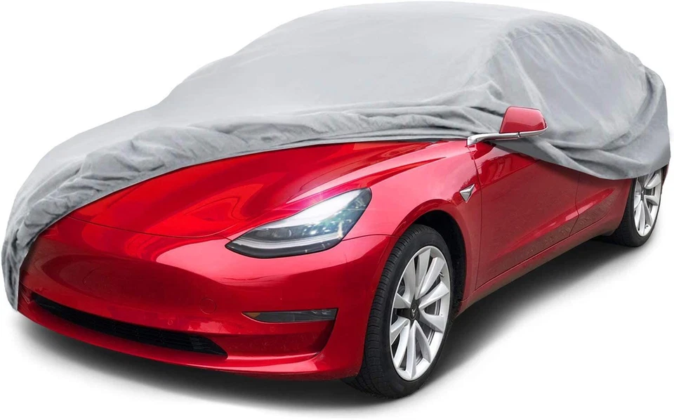 HEAVY DUTY 5.5KG High Quality 2 Layer Outdoor Full Car Cover Waterproof Size XL - Image 3 of 4