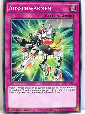 Yu-Gi-Oh - 3x Ausschwärmen! - SDKS - Structure Deck Seto Kaiba