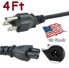 4ft Power Cord Cable Plug for Acer Compaq Laptop Mickey Mouse 3 Prong LED LCD