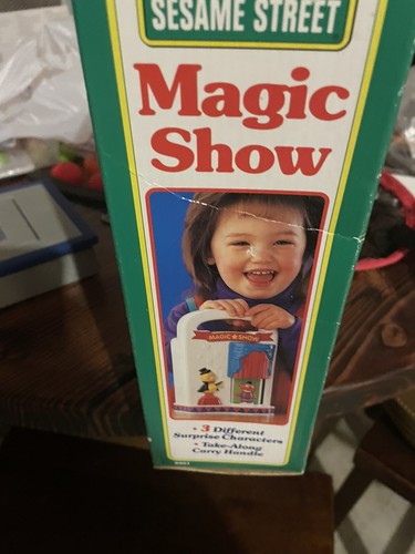 Vintage 1994 Tyco Sesame Street Magic Show Toy Big Bird Cookie Monster Ernie - Picture 5 of 8