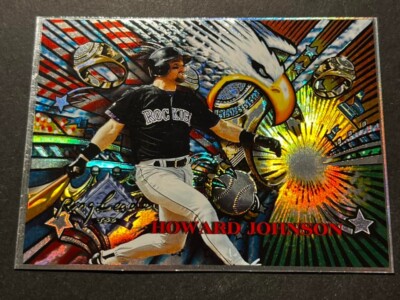 Box 11: 1995 Stadium Club Ring Leaders BORDERED PROOF Howard Johnson Rockies