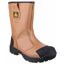Image of Amblers Men Boots - FS143 Safety Rigger Boot in Tan, 6-15