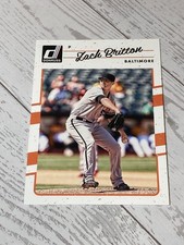 2017 Panini Donruss Zach Britton #58 Baseball Card Baltimore Orioles