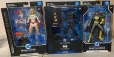 McFarlane DC Batman Returns Deluxe Theatrical Catwoman, Power Girl & Batgirl New