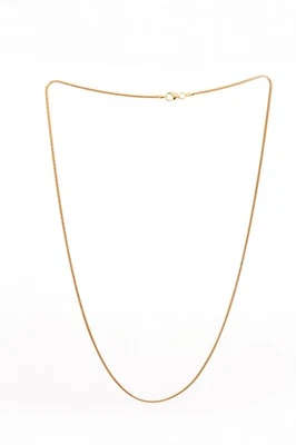 Schlangenkette Collier in 585/14kt Gold, 7,8g, 50cm, K49. 103961 - Bild 1 von 3