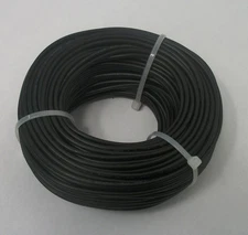 20 AWG tinned copper stranded hook up wire, 100 feet Black UL1007, project wire